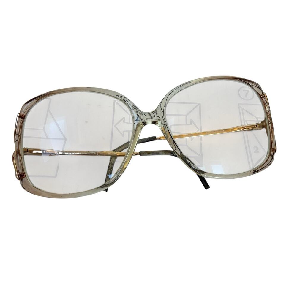 BerDel Sferoflex Rita Eyeglasses Butterfly 130 Frames Brown Cognac Italy